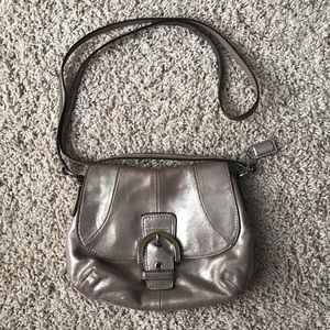 Coach Metallic Gold Crossbody Purse